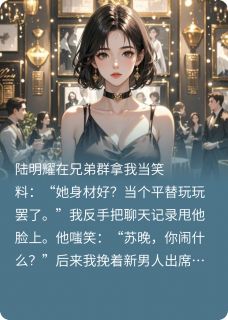 主角是陆明耀苏晚苏之晴的小说叫什么说我是平替？我分手你哭什么免费全文阅读