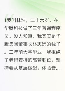 我在公司装穷三年老板竟是我爸(苏雅华腾林婉儿)最新章节