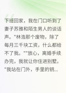 离婚当天，她后悔了小说(完结)-苏雅张伟无删减阅读