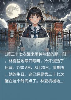 抖音爆款37次轮回：教授吻醒我林夏沈默无广告阅读