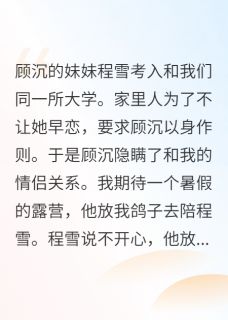 免费完结小说月亮不回头顾沉贺周程雪无弹窗免费阅读