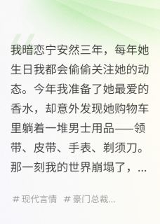 抖音小说生日当天发现她有男朋友了，主角宁安然白羽齐浩最后结局小说全文免费