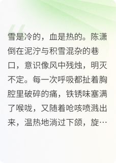 好看的雪夜救我的神医是买凶杀我的主谋小说，主角陈潇方小小最新章节阅读