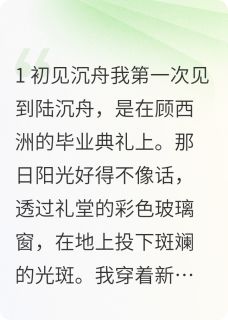 嫁给亡夫好友后小说免费阅读 陆沉舟顾西洲大结局完整版
