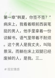 被撞残废后老公让我原谅初恋小说全章节目录阅读BY燕云十八嘤完结版阅读