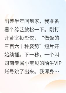 发现陌生VIP账号后，我直播离婚裴司南阮甜甜全章节在线阅读